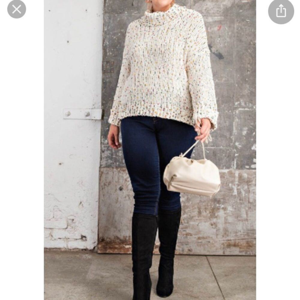JOHNPAULRICHARD CHUNKY SWEATER SIZE L